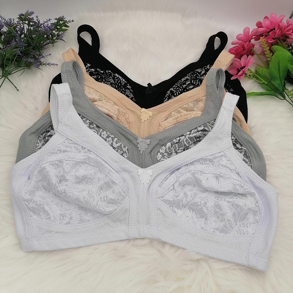 Embroidery Underwear - レディースブラジャー 大きいカップ C D E F