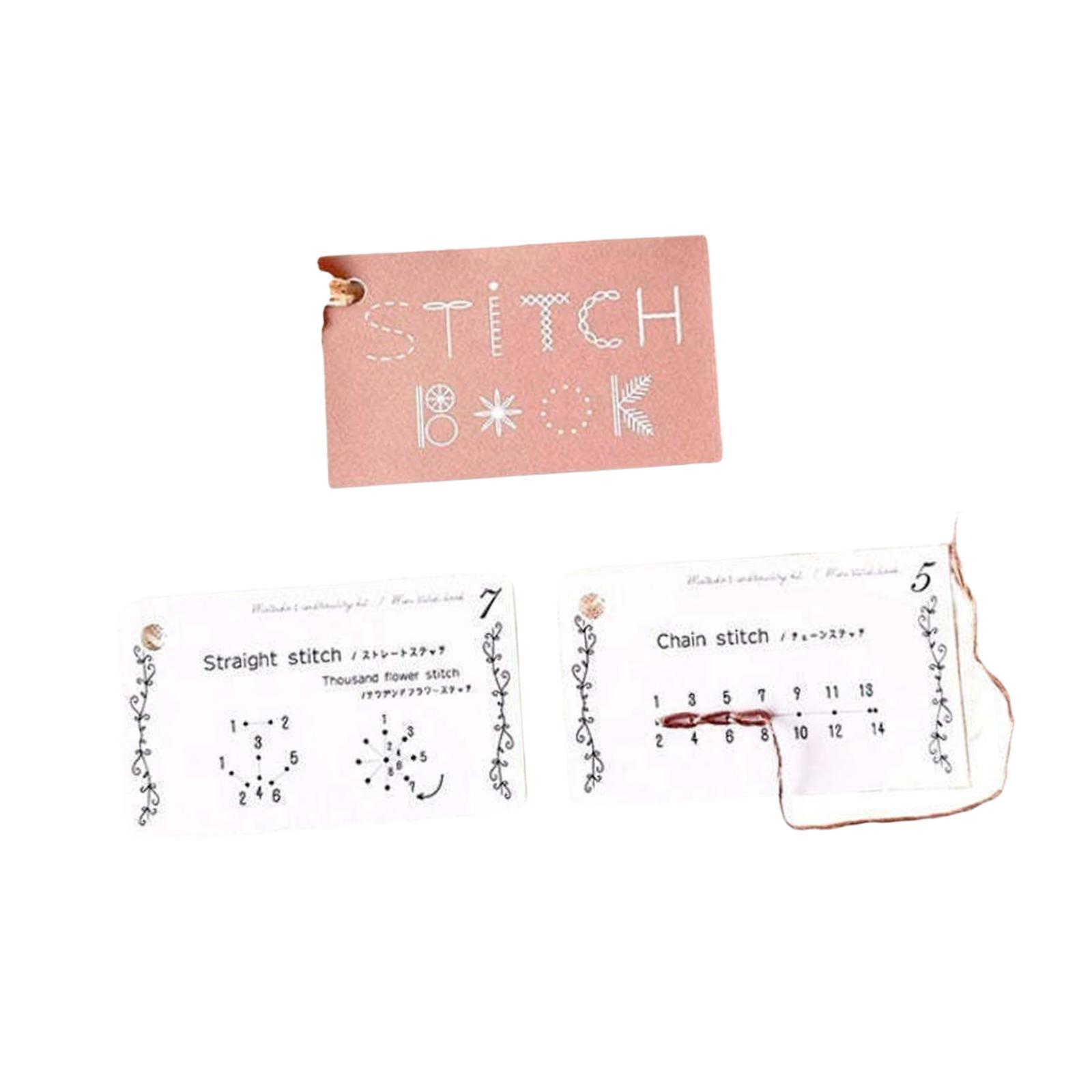 Embroidery Guide Book - クリエイティブなミニソーイングブック 刺繍パターン DIY初心者や経験豊富な縫製愛好家のためのコンパクトなソーイングガイド