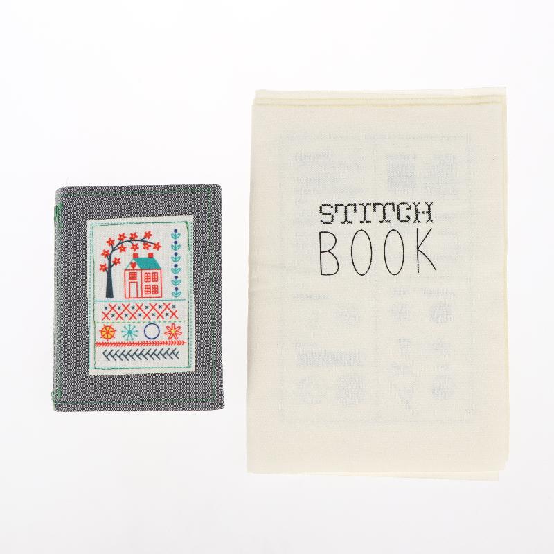 Embroidery Guide Book - 刺繍ブック かわいい手作り布製カバー 簡単練習パターンガイド DIYクラフト初心者向けギフト