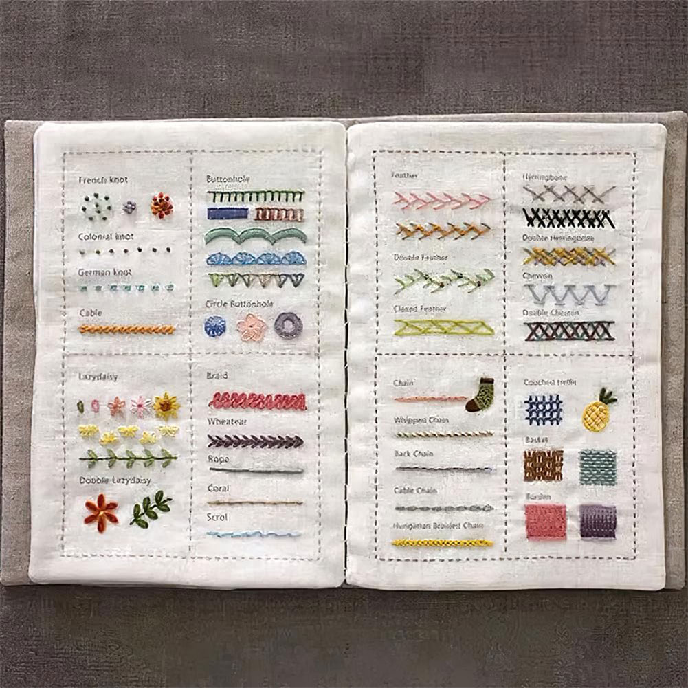 DIY ステッチブック 手作りソーイングブック ソーイングの - Embroidery Guide Book のレビューと価格