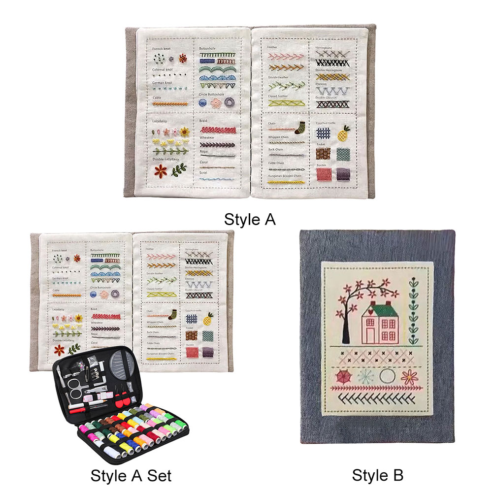 DIY ステッチブック 手作りソーイングブック ソーイングの - Embroidery Guide Book のレビューと価格