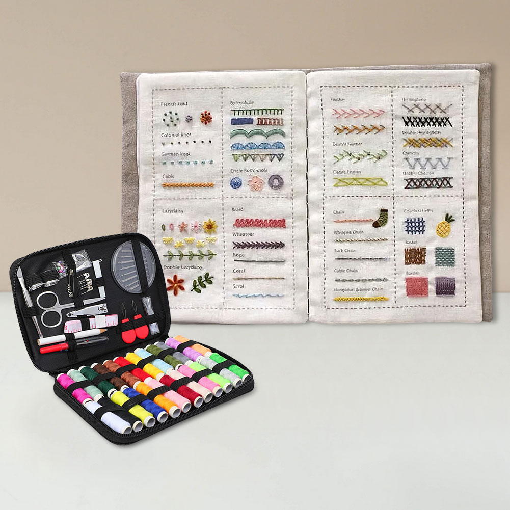 DIY ステッチブック 縫製と刺繍の総合ガイド 初心者や愛好 - Embroidery Guide Book のレビューと価格