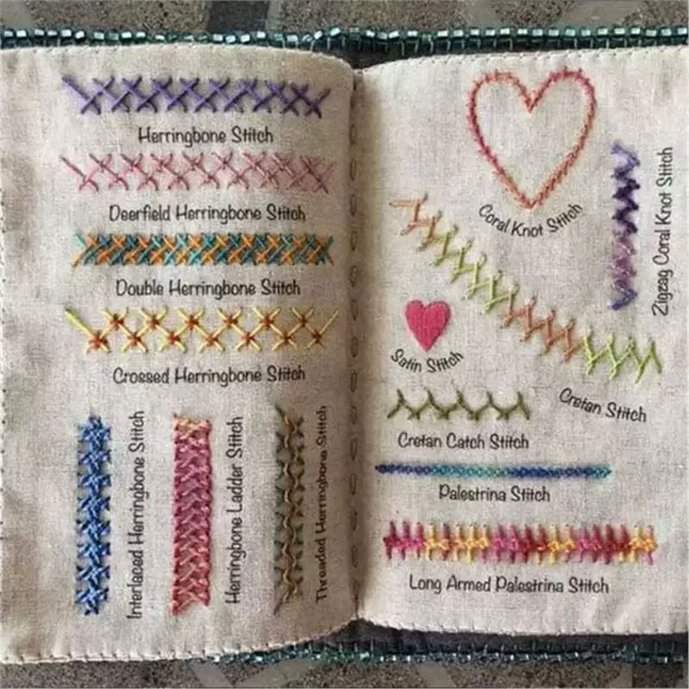 DIY ステッチブック 縫製と刺繍の総合ガイド 初心者や愛好 - Embroidery Guide Book のレビューと価格