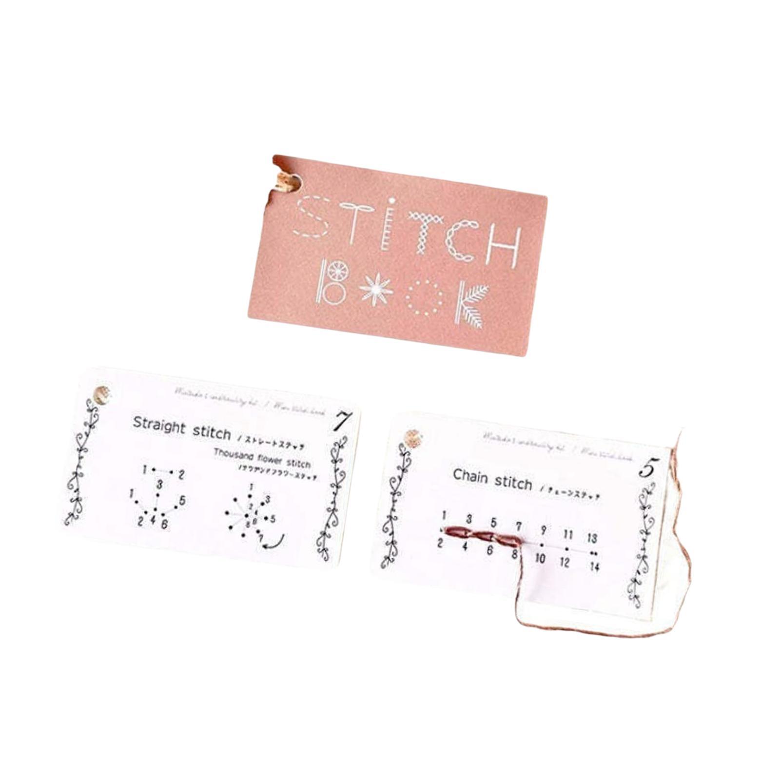 クリエイティブなミニソーイングブック 刺繍パターン DIY初 - Embroidery Guide Book のレビューと価格