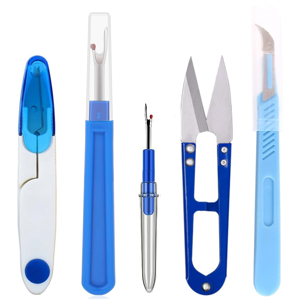 5個入り裁縫道具キット、縫い目切り取りセット、U字型糸切りは - Embroidery Removal のレビューと価格
