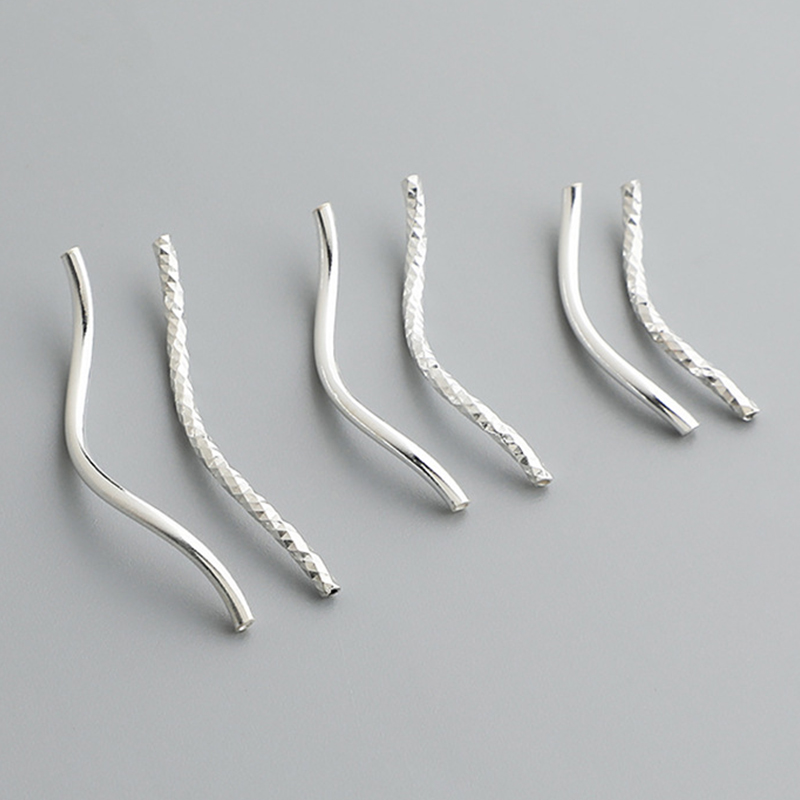 2 ピース/ロット 925 スターリングシルバースムーズ/刺 - Embroidery Bracelet のレビューと価格