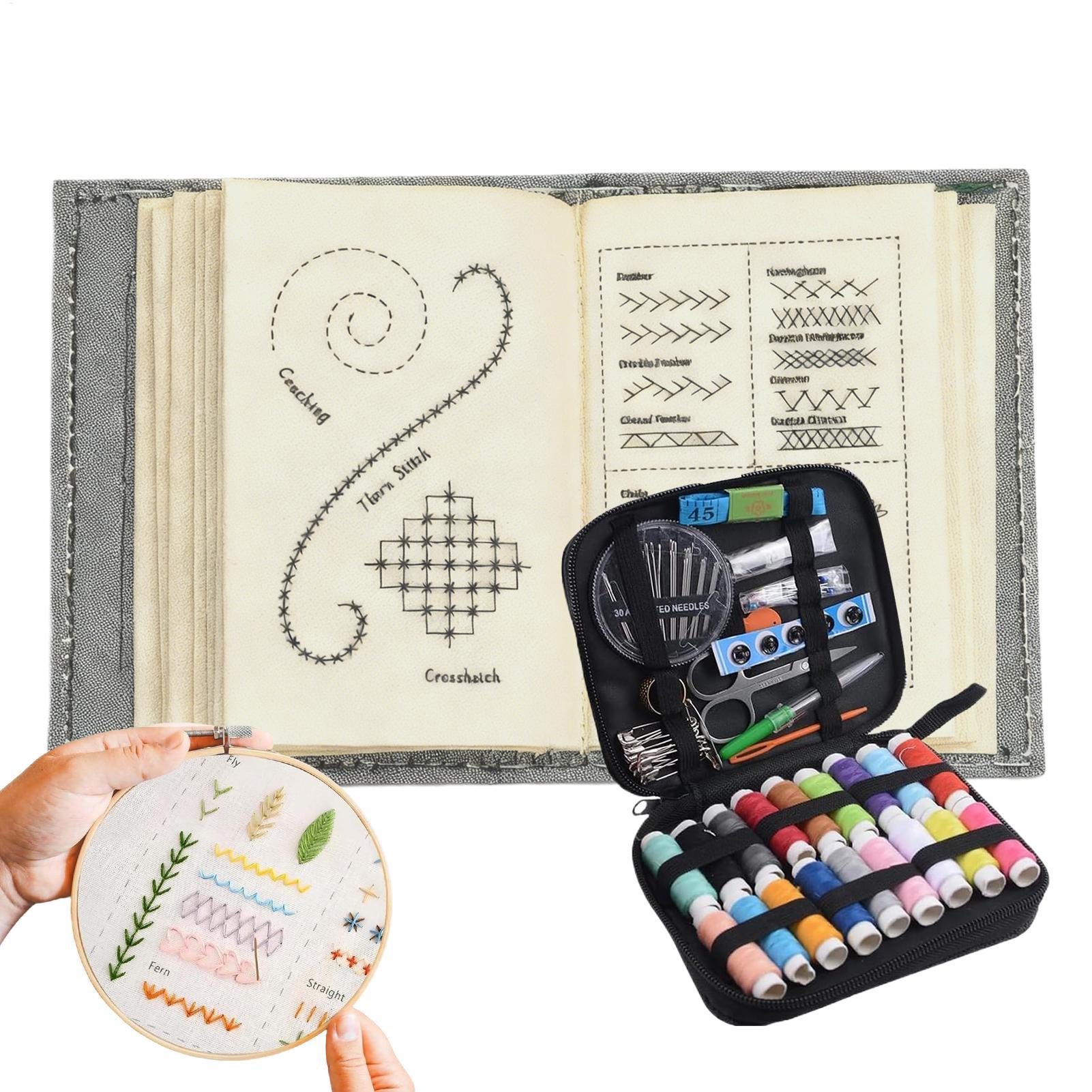 刺繍ステッチブック 刺繍針ガイド ステップバイステップのチュ - Embroidery Guide Book のレビューと価格
