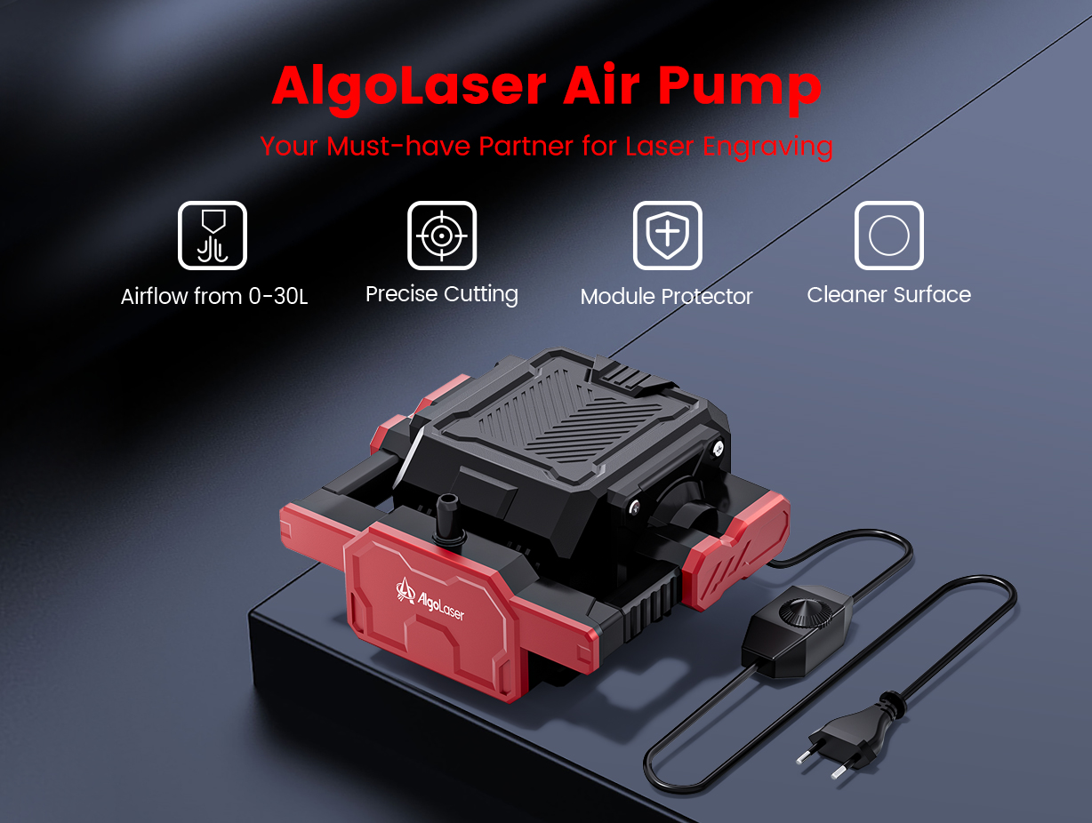AlgoLaser調整可能なエアアシストポンプキット 30L - Embroidery Removal のレビューと価格