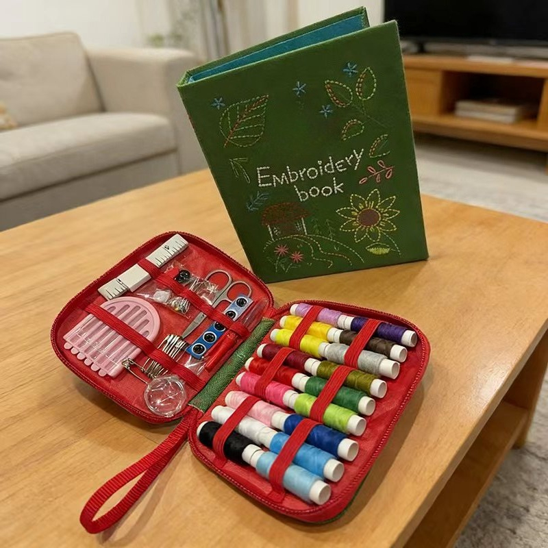 リネンDIYステッチブック ルーズリーフ刺繍パターンガイドブ - Embroidery Guide Book のレビューと価格