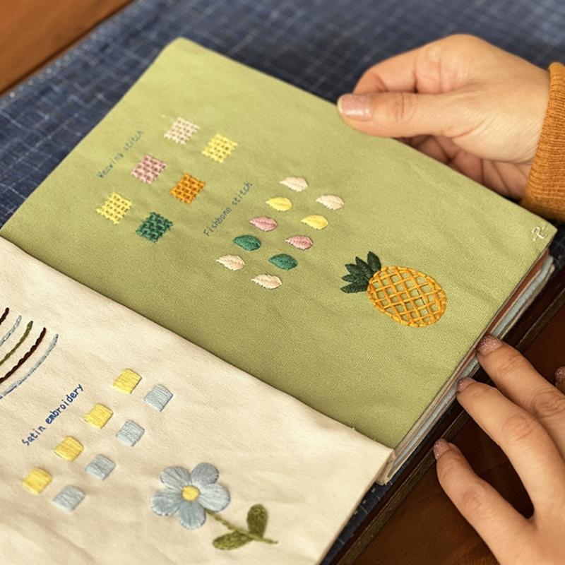 QX2E 手作り布刺繍ステッチガイドブック 刺繍枠縫製ツール - Embroidery Guide Book のレビューと価格