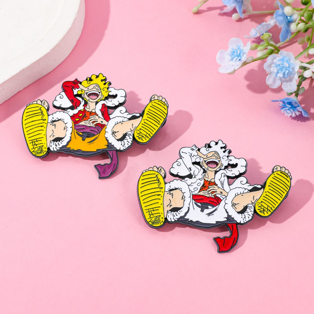 2 個アニメ派生品ブローチ絶妙なハンサムルフィエナメルピン金 - Embroidery Textile のレビューと価格