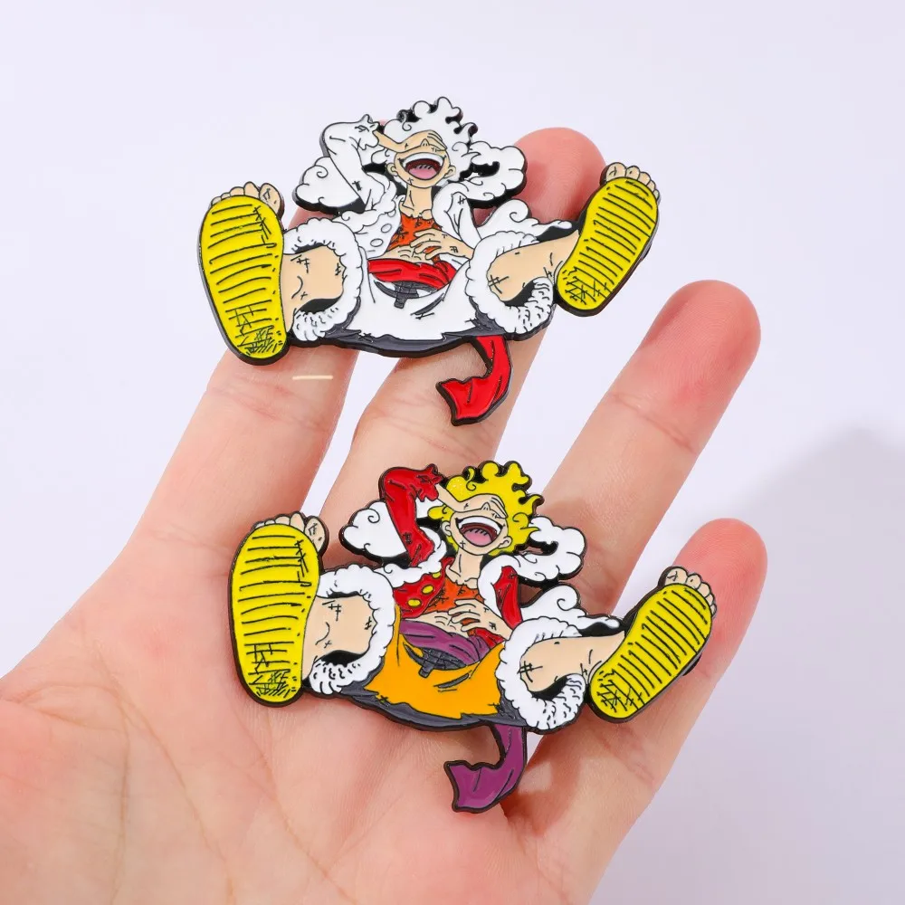 2 個アニメ派生品ブローチ絶妙なハンサムルフィエナメルピン金 - Embroidery Textile のレビューと価格
