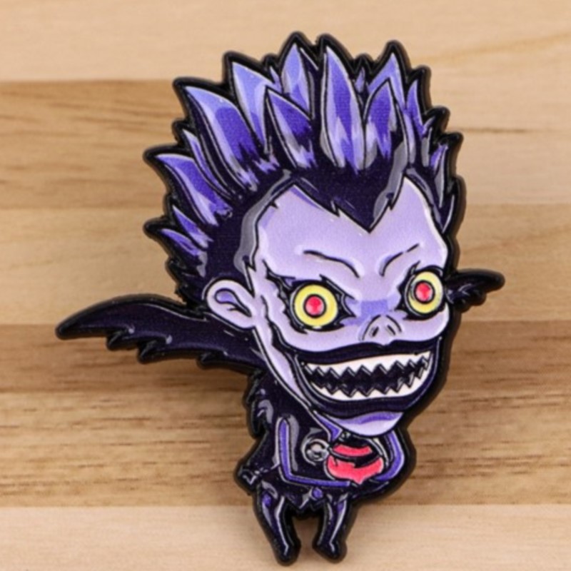 かわいいゴシックダークデーモンモンスター漫画エナメルピンアニ - Embroidery Textile のレビューと価格