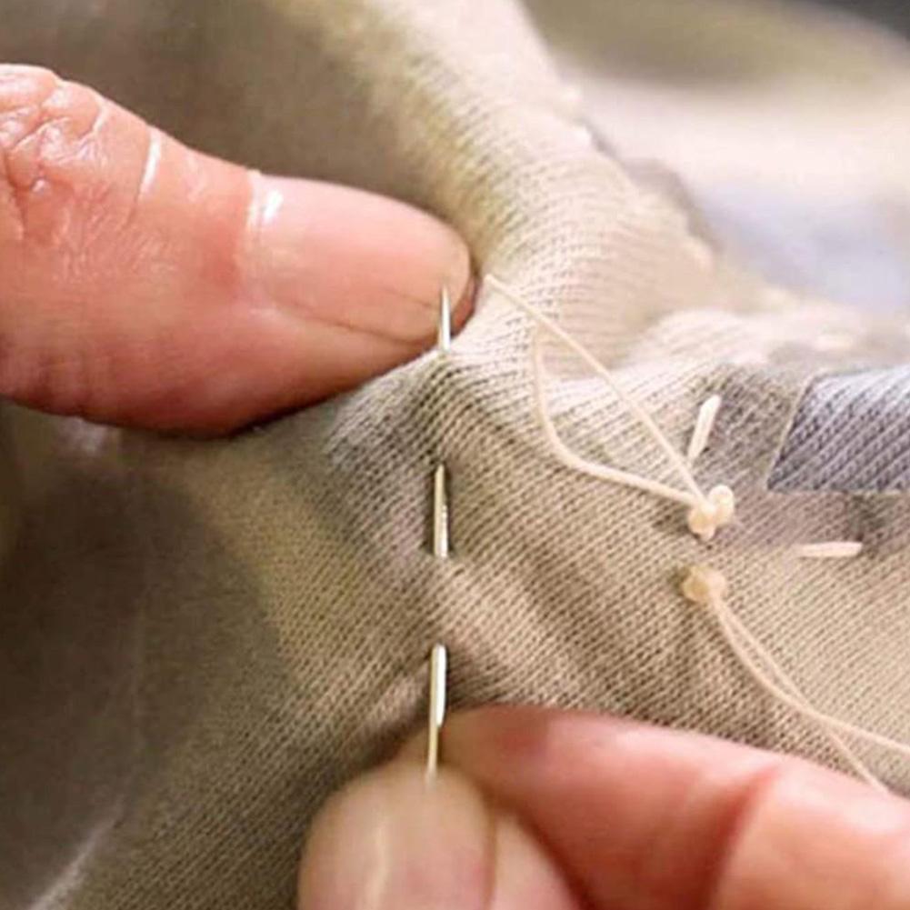25 個ラージアイステッチ針ミシン針手作り革針鋼糸編み針縫製 - Embroidery Needle のレビューと価格