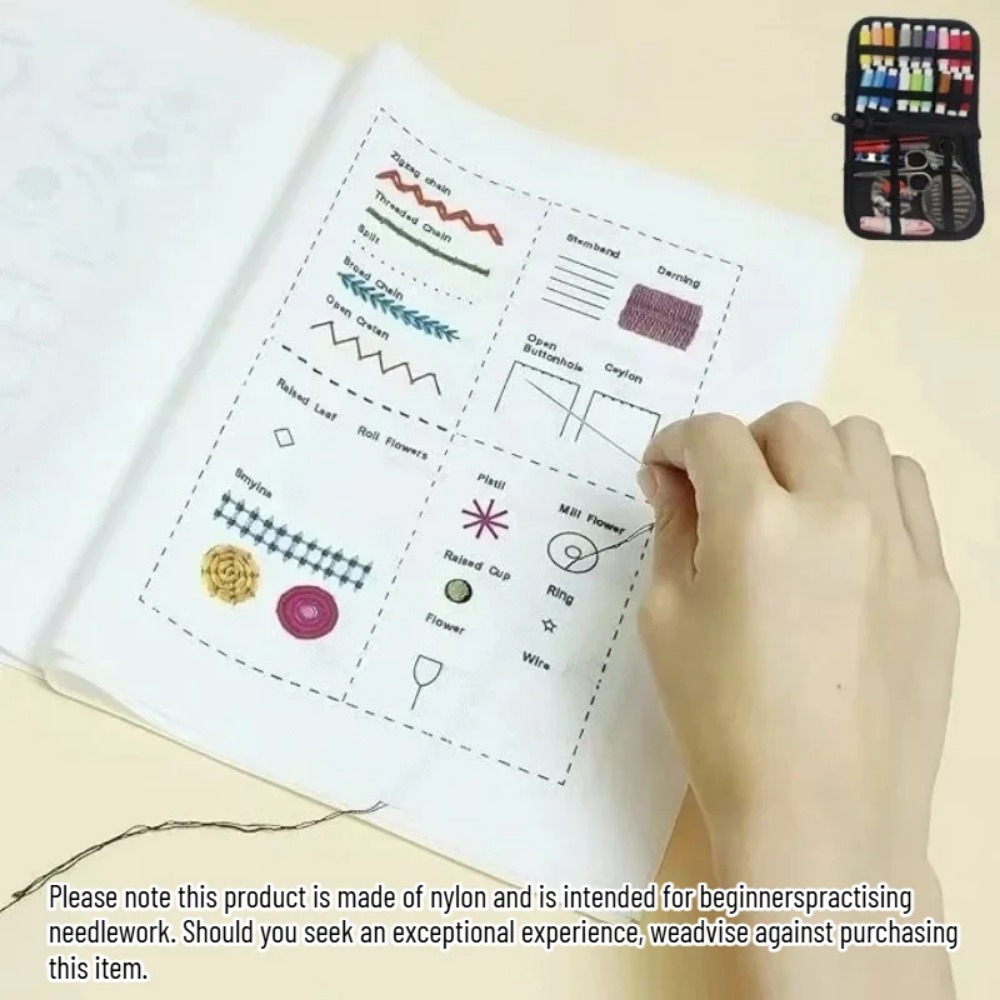 刺繍ステッチ練習帳 DIY 縫製針仕事ガイドブック 初心者向 - Embroidery Guide Book のレビューと価格