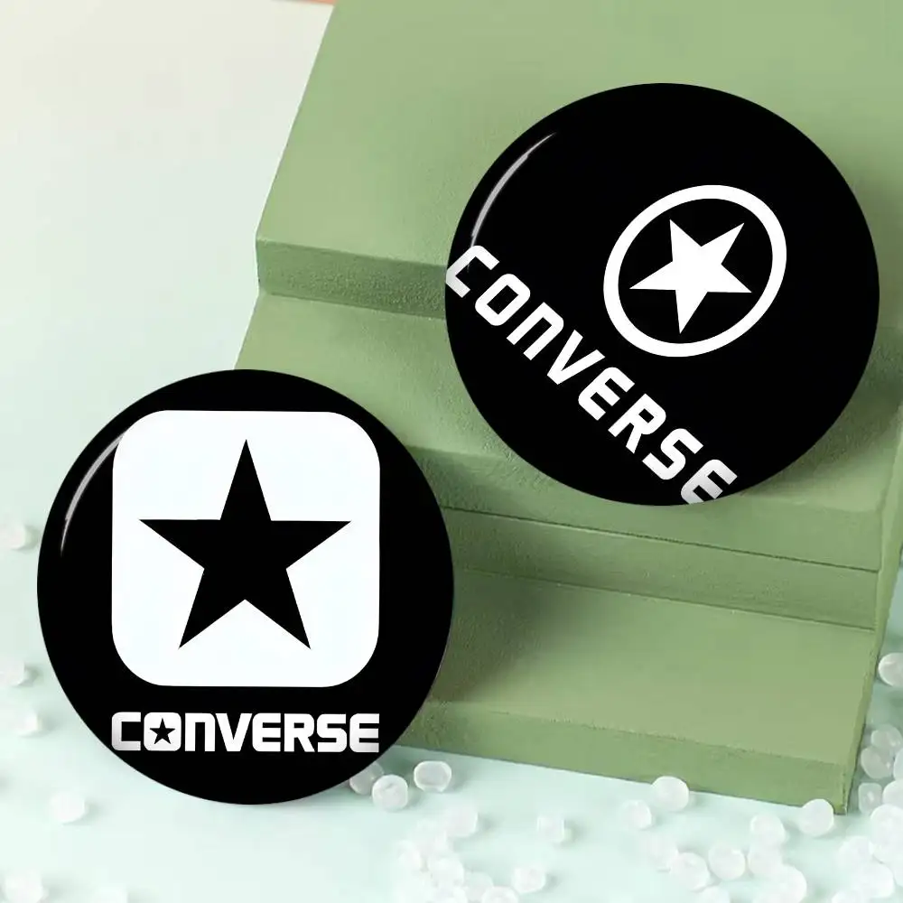 C-CONVERSE ファッションブリキピンボタンカスタムア - Embroidery Converse のレビューと価格
