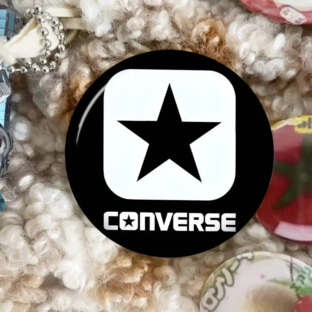 C-CONVERSE ファッションブリキピンボタンカスタムア - Embroidery Converse のレビューと価格